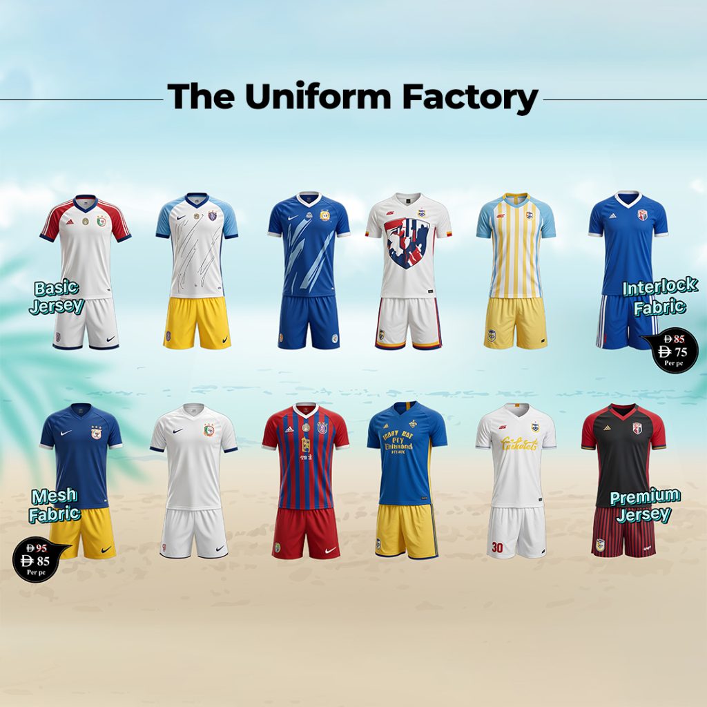 Custom Football Jerseys Dubai